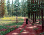 Oil painting of Sister.