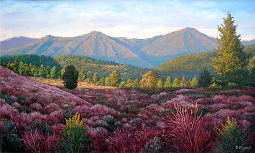 Oil painting.