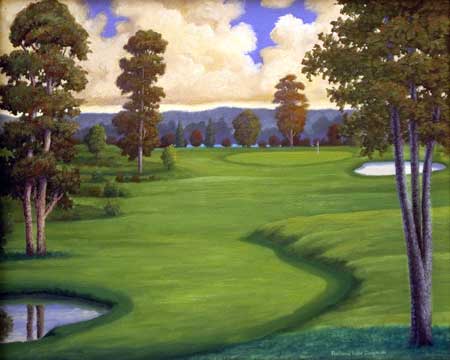 Oil painting.