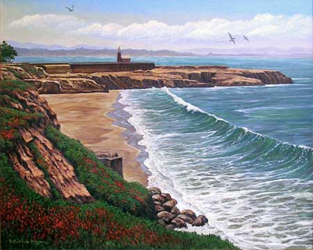 Oil painting.