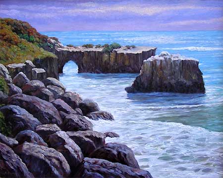 Oil painting.
