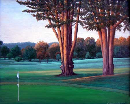 Oil painting.