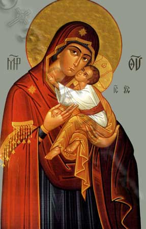 Icon of Christ and Theotokos.