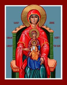 Icon of The Three Generations
